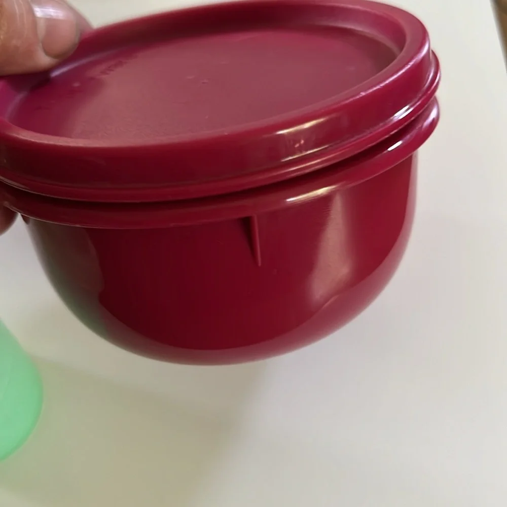 Tupperware 2 mini containers